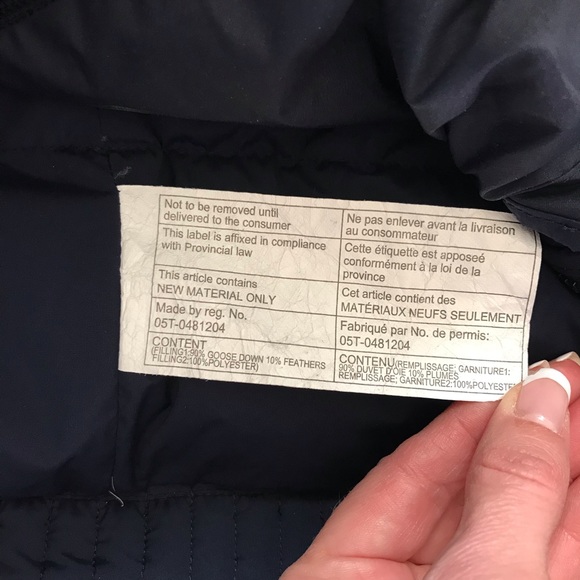 Lululemon Fluffed Up Pullover Hooded Jacket Blue Goose Down - Picture 7 of 13